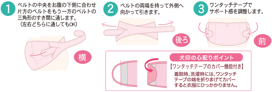サポートアップ妊婦帯